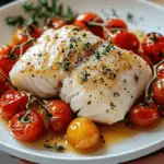 Baked Cod with Tomatoes