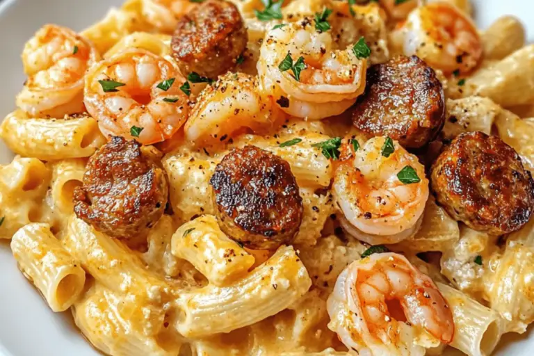 Cajun Shrimp & Sausage Past
