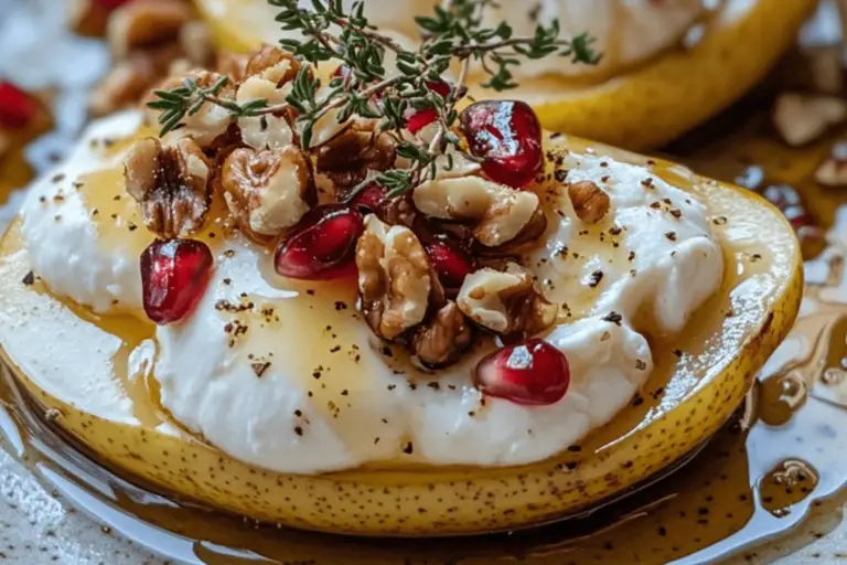 Caramelized Pear & Burrata
