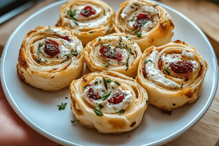 Cranberry Feta Pinwheels