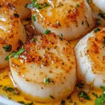 Garlic Butter Baked Scallops-min