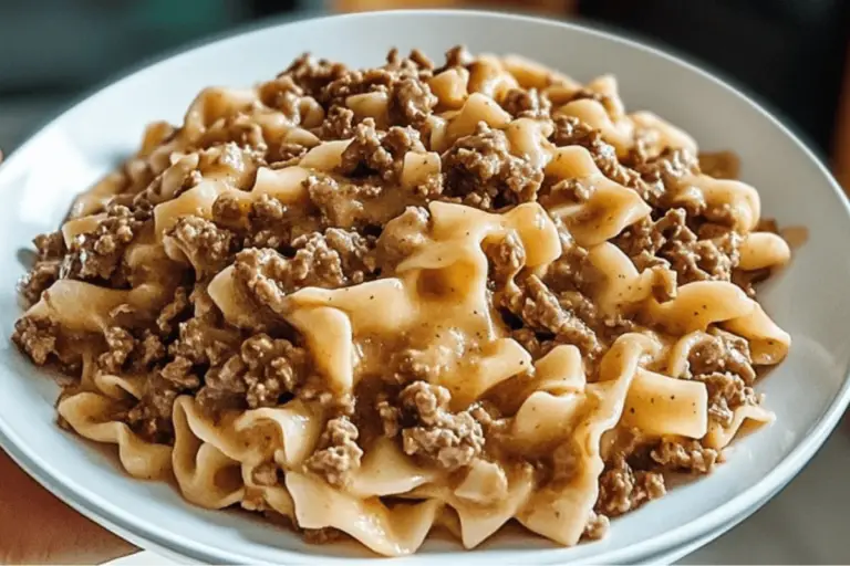 Ground Beef Stroganoff