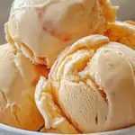 Homemade Peach Ice Cream