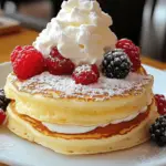 Lemon Pancakes with Berries