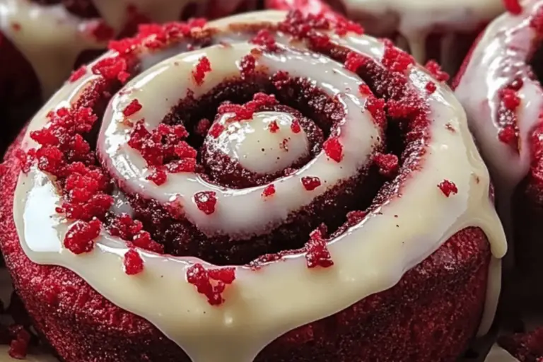 Red Velvet Cinnamon Rolls