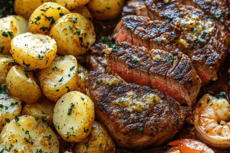Steak with Shrimp