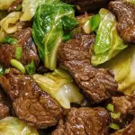 Stir-Fried Beef and Cabbage