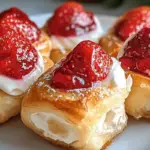 Strawberry Cream Pastries