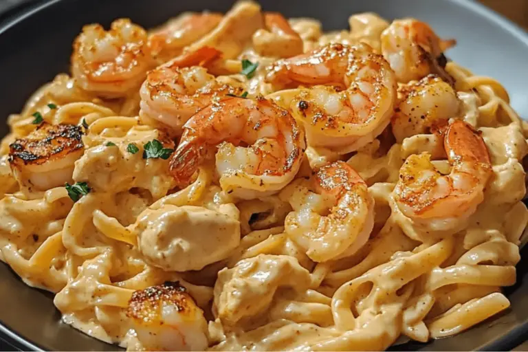 Creamy Cajun Shrimp Pasta