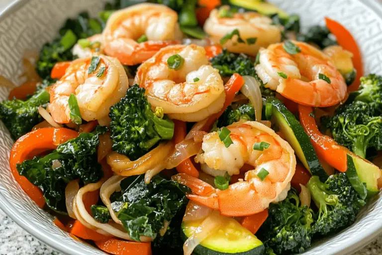 Garlic Shrimp Stir-Fry-min