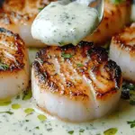 Seared Scallops with Sauce