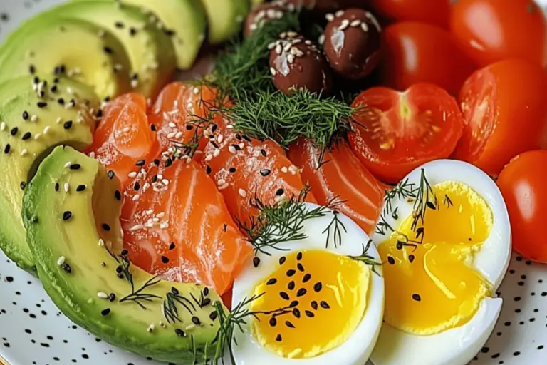 Smoked Salmon Breakfast Plate