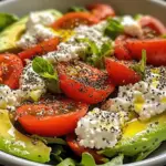 Fresh Avocado, Tomato & Cottage Cheese Salad