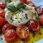 Burrata with Roasted Cherry Tomatoes
