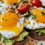 Poached Egg & Avocado Toast with Heirloom Tomatoes