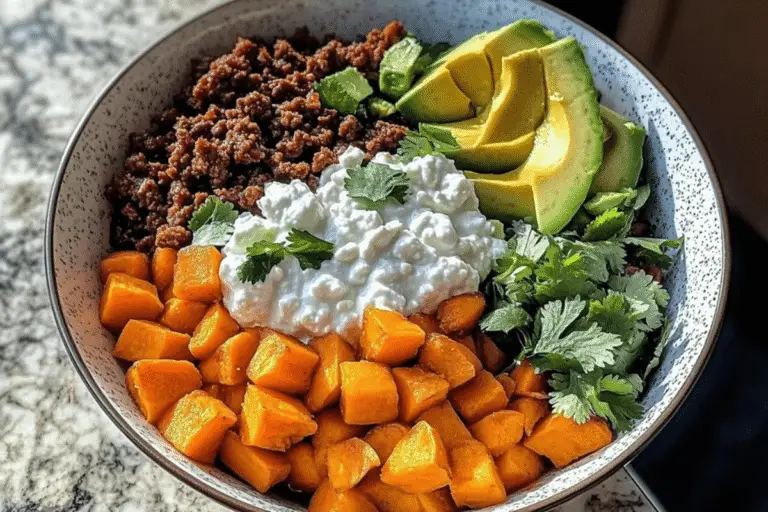 Hot Honey Taco Beef Bowl