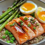 Steamed Salmon Bowl