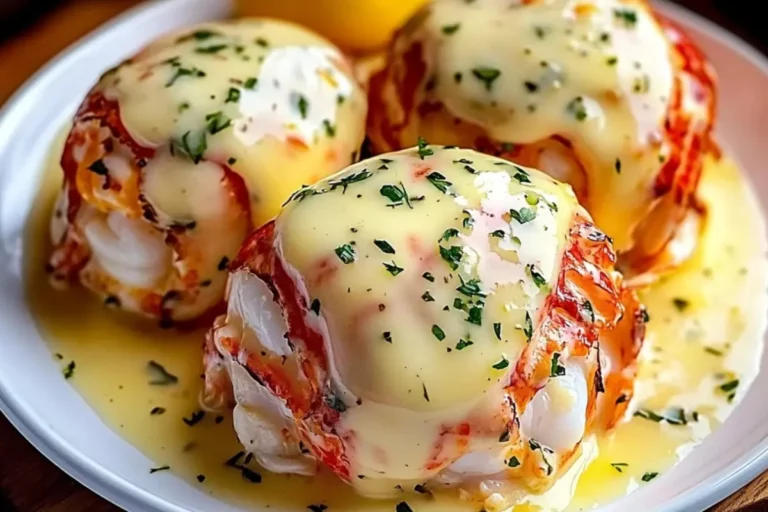 Creamy Garlic Butter Lobster Tails